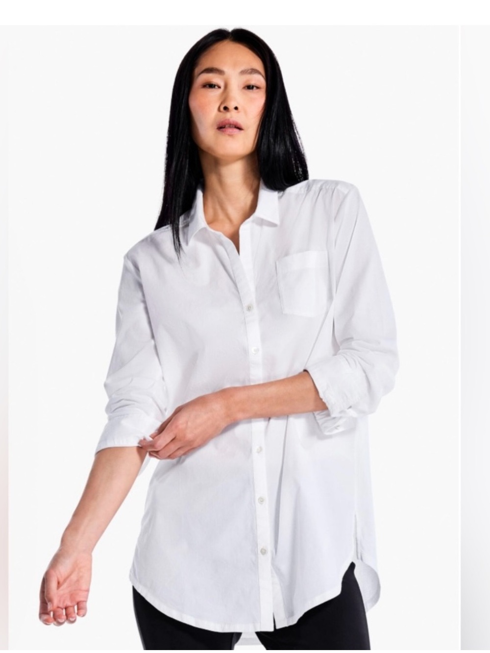 Nic + Zoe Women's Girlfriend Legging Shirt Classic Timeless All Season - L